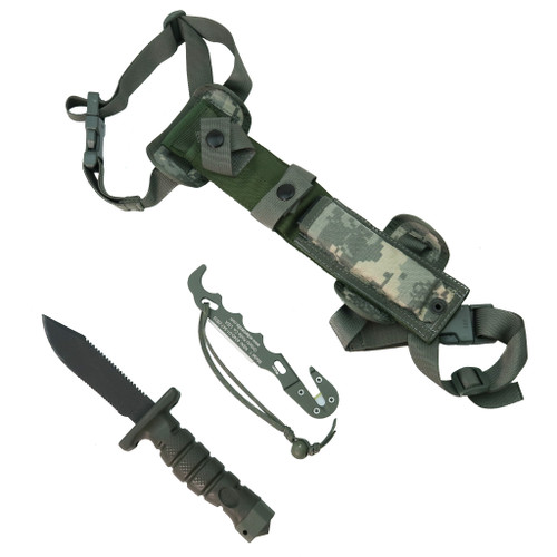 Ontario ASEK OD Green Survival Knife System FG/UC