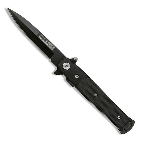 Tac Force TF-438G10 Spring Assist Knife, Black Spear Point Blade