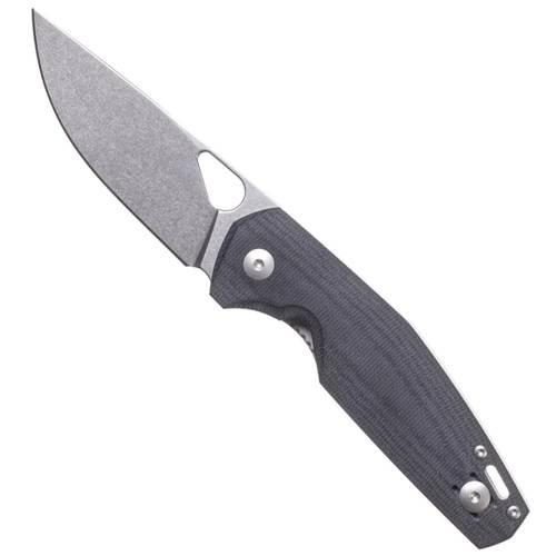 GiantMouse ACE Nimbus V3 Double Black Canvas Micarta Knife
