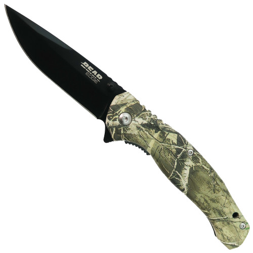 Bear Edge 61536 Brisk 2.0 Realtree Camo Zytel Liner Lock Knife