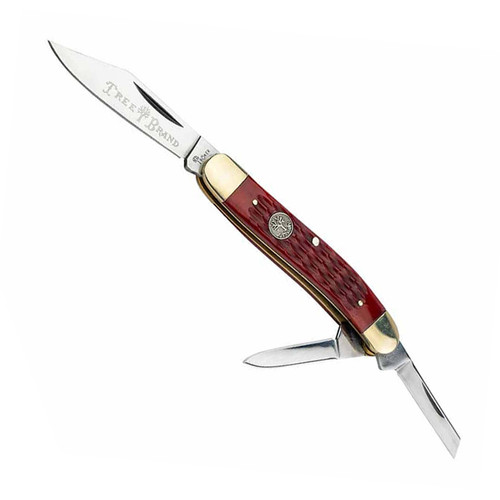 Boker Traditional Series 2.0 Whittler Knife, Jigged Red Bone Handle