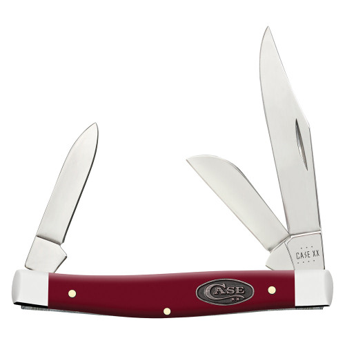 Case Smooth Mulberry Synthetic Medium Stockman Knife | BladeOps