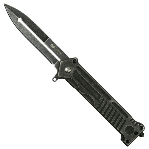 MTech MT-A840P Bohemian Dark Stonewash Spring Assist Knife, Spear