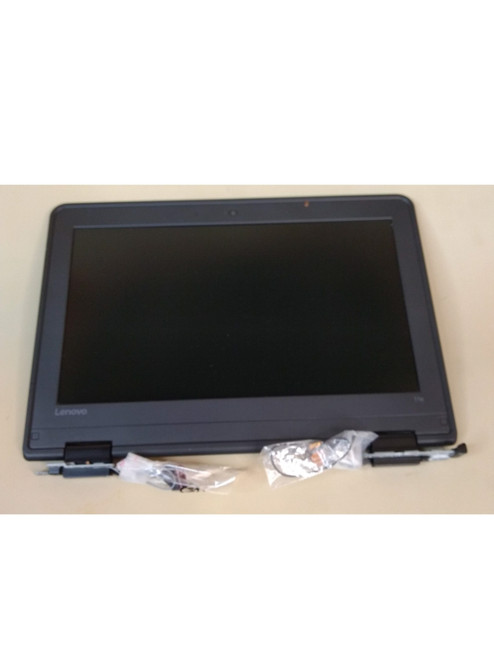 Lenovo 11e (Gen4/5) display 11.6" HD 250nit with cover and hinges. Complete LCD assembly 01HW907-C1-02