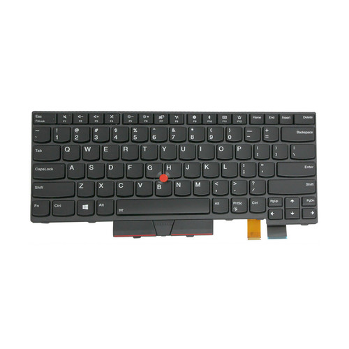 Lenovo Keyboard T480 A485 US English Black Non-backlit 01HX299-02