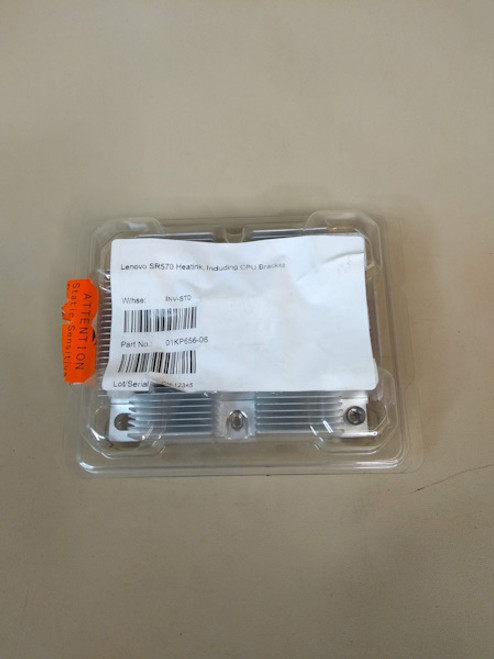 Lenovo SR570 Heatink, Including CPU Bracket 01KP656-06