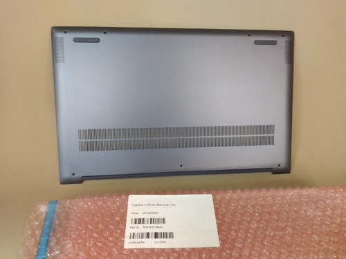 Lenovo Yoga Slim 7-15ITL05 Base D-Cover Grey for model 82AC 82AF (inc screws) 5CB1B10108
