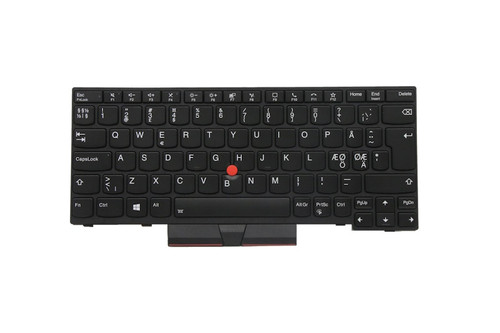 Lenovo Keyboard X13 G1 L13 Yoga G2 Nordic Black Backlit 5N20V43215