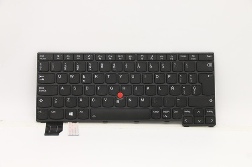 Lenovo Keyboard X13 G2 Spanish Black Backlit 5N21A21743