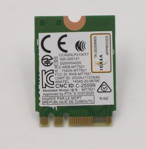 Lenovo Wireless CMB, FXN, MT7921 - L14 20U5 5W10V25823