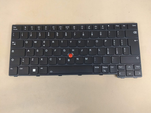 Lenovo Keyboard T14 G3 L14 G3 P14s G3 L14 G4 T14 G4 Italian Black Backlit 5N21D68176
