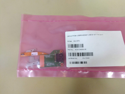 Lenovo PCBA USB/B NSD881 USB B 1ST T14 Gen3 5C51C94253