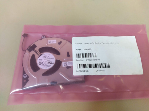 Lenovo L15 G3 CPU Cooling Fan_Intel_UMA_AVC 5F10Z58246