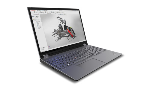 Lenovo Thinkpad P16 G2 i7-13700HX 32GB 1TB SSD M.2 PCI-E 802.11ax BT WWAN Upgradeable IR Camera FPR NVIDIA RTX A2000 ADA Gen 8GB 16" WQXGA (2560x1600)  Win 11 Pro German Storm Grey 21FA000FGE