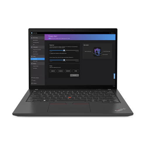 Lenovo Thinkpad T14 G4 i5-1345U 16GB 256GB SSD M.2 PCI-E 802.11ax BT WWAN Upgradeable IR Camera FPR  14" WUXGA (1920 x1200) Touch Screen Win 11 Pro French Black 21HES1FL02