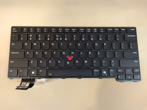 Lenovo Keyboard T14 G5 L14 G5  US International Black Backlit 5N21M38572