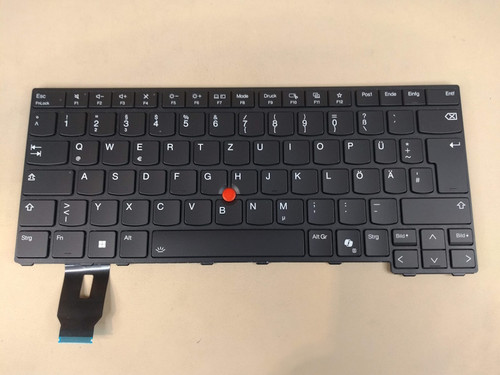 Lenovo Keyboard T14 G5 L14 G5  German Black Backlit 5N21M37927