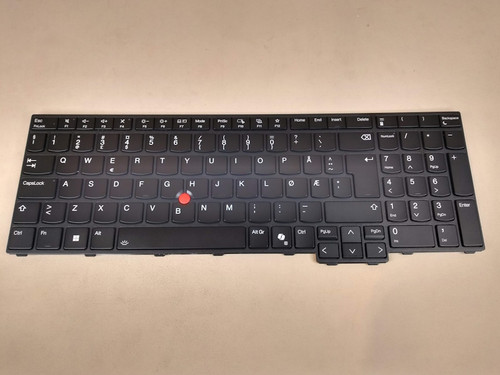 Lenovo Keyboard T16 G3 L16 G1  Nordic Black Backlit 5N21M40187