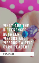 What are the differences between WEB08S and WEB08S-TA RFID card reader?