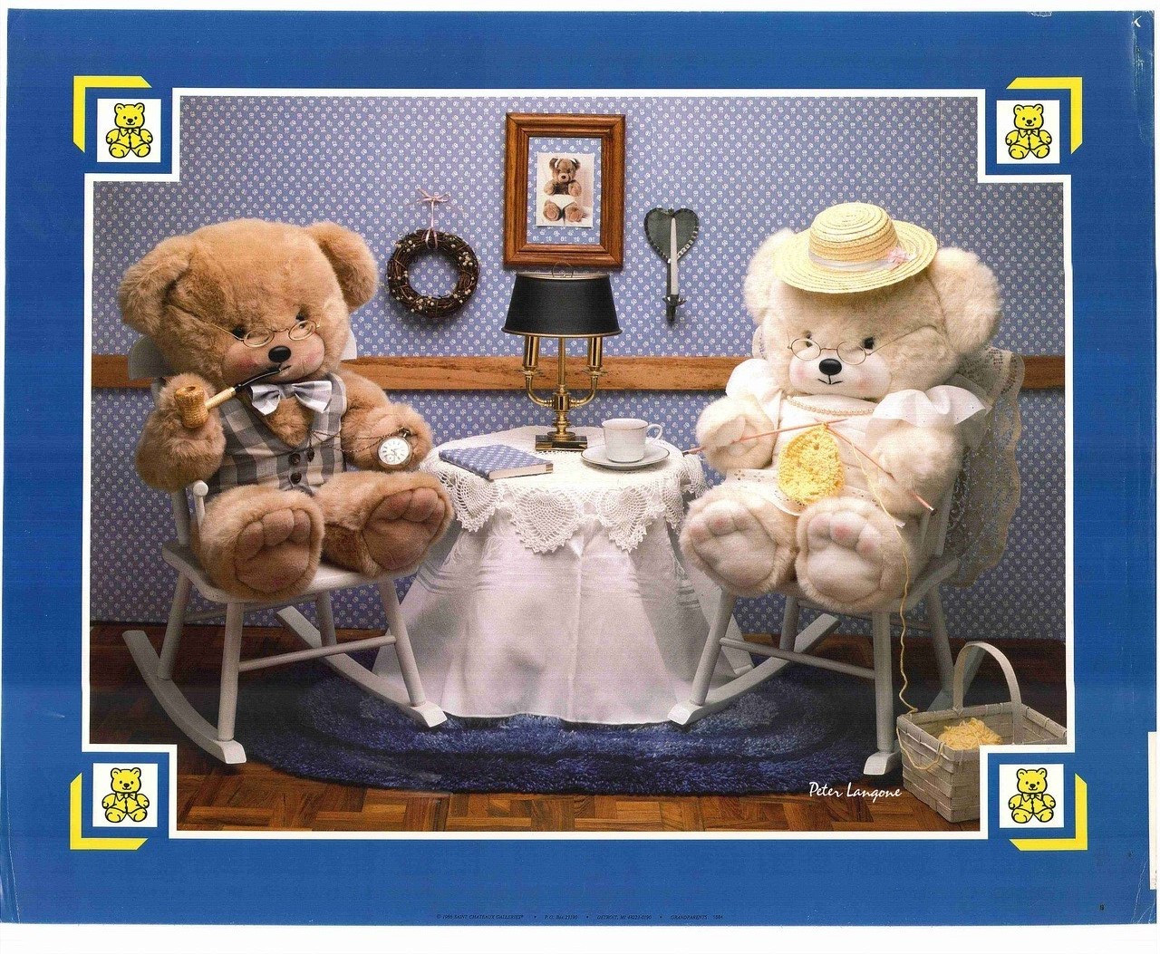 Two Teddy Bears on a Date Impact Posters Gallery