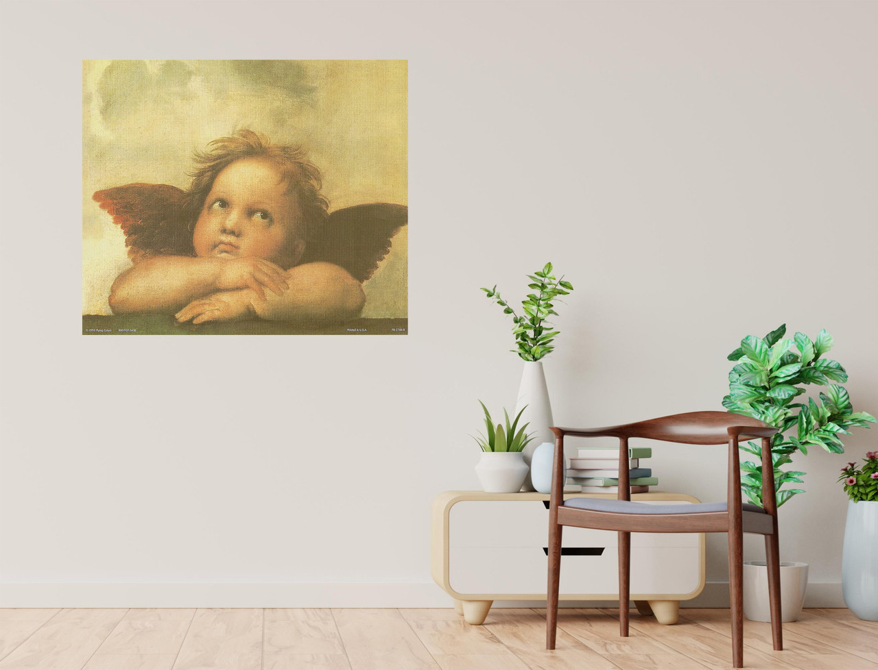 Raphael Right Cherub Little Angel Of Sistine Madonna | Art Posters