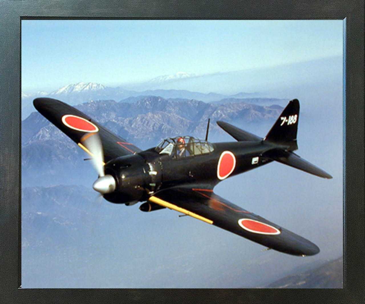 WWII Japanese Zero (A6M Zero) Military Airplane Aircraft Aviation