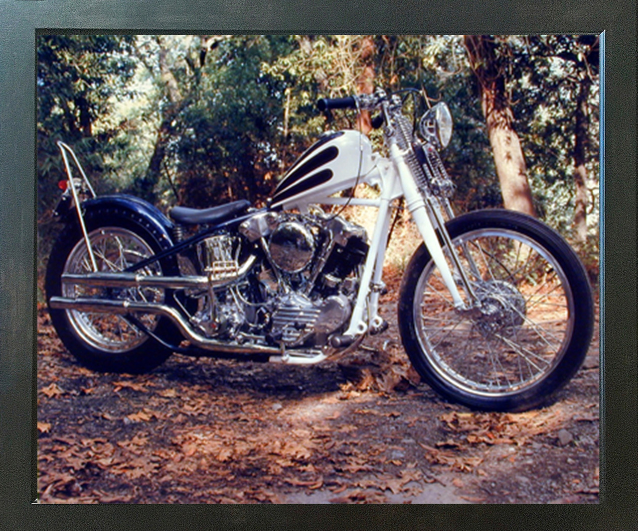 Harley Davidson Knucklehead Custom Motorcycle Bike Wall Decor