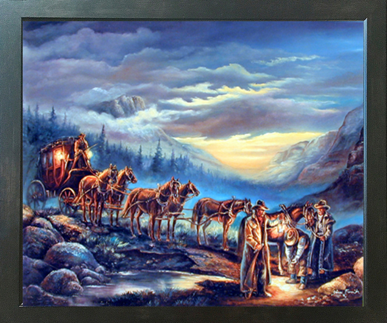 cowboys in the mountain art