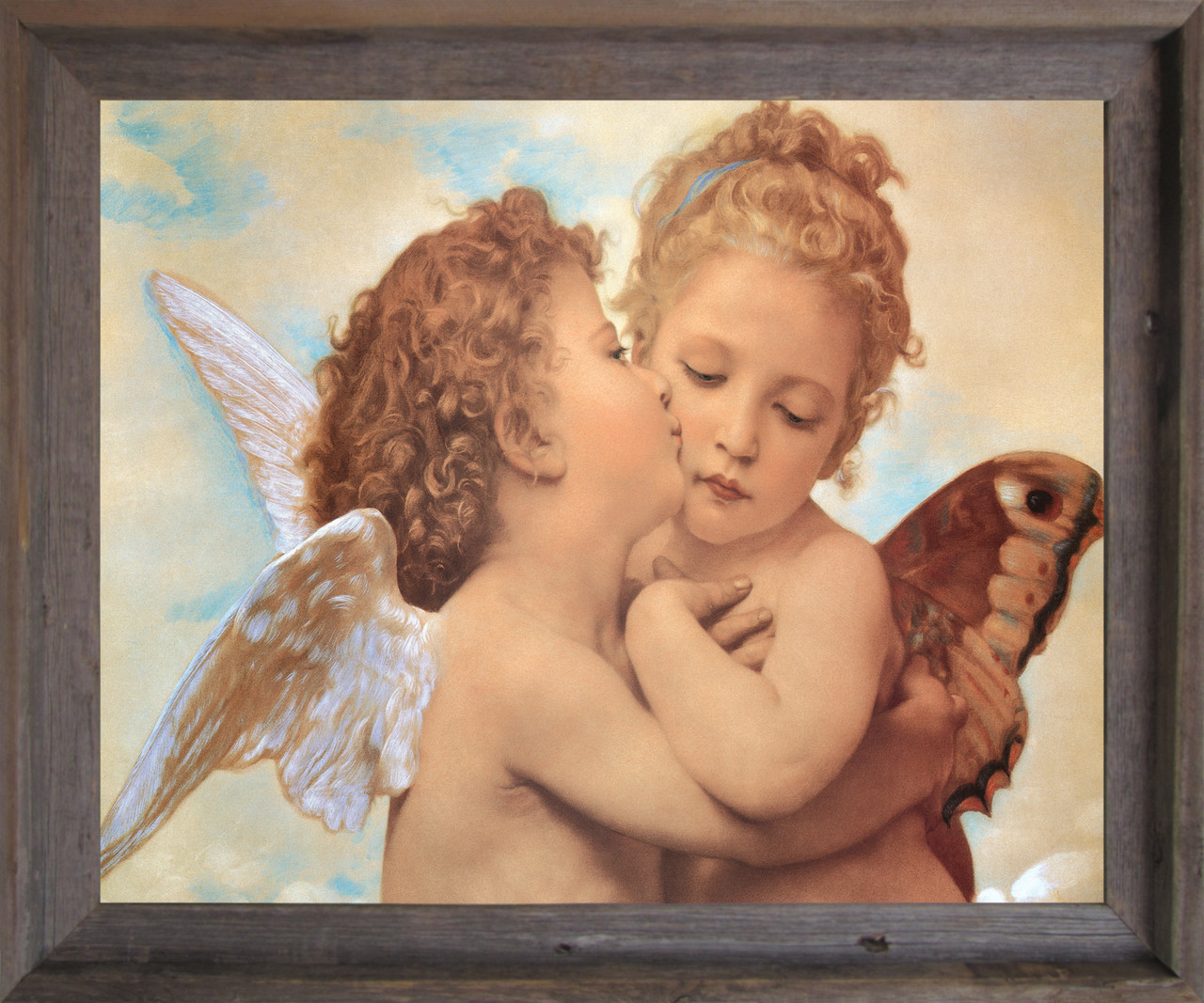 William Adolphe Bouguereau The First Kiss Religious Wall Decor