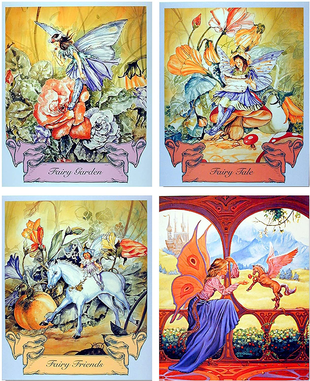 Unicorn Horse Fairtale Fantasy Wallpaper Mural Photo Children Poster Decoration 
