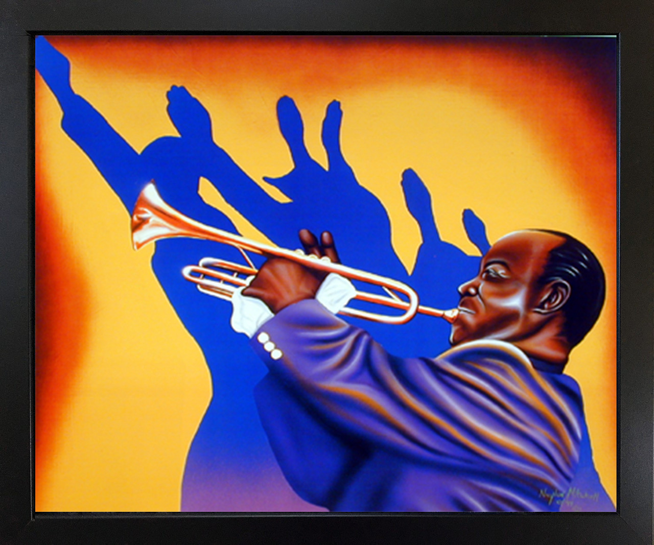  African American Art Print - The Musicians Jazz Poster