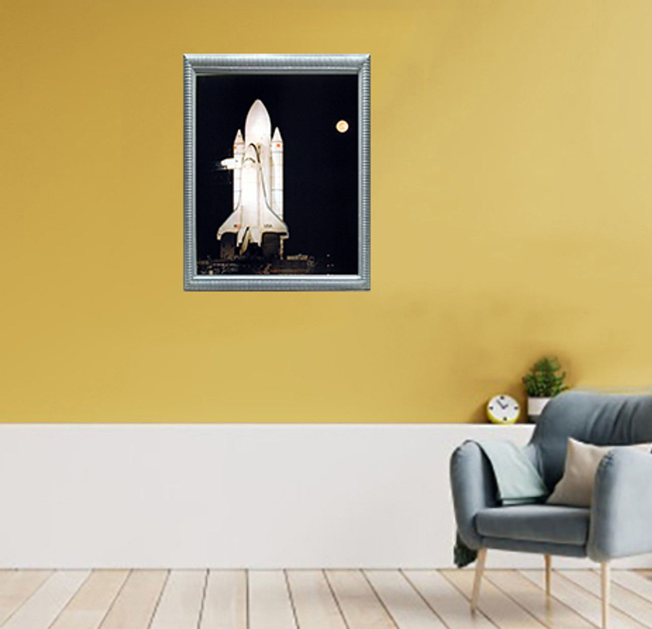 bedroom space shuttle in space