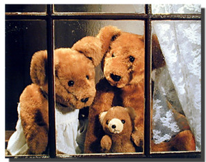 Teddy Bear Family Posters- Window Teddy Bear Family Posters- Window
