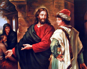 Jesus Christ and Rich Ruler Poster Jesus Christ and Rich Ruler Poster