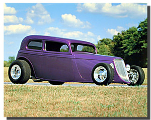 1932 Ford Sedan Classic Purple Car Posters 1932 Ford Sedan Classic Purple Car Posters