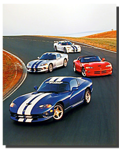 Dodge Viper On Track Posters