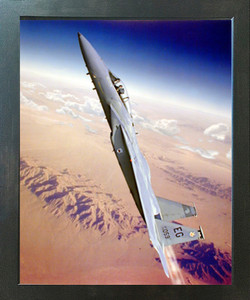 Military Mcdonnell Douglas F-15 Eagle Fighter Jet Aircraft Wall Decor Espresso Framed Picture Art Print (20x24) Military Mcdonnell Douglas F-15 Eagle Fighter Jet Aircraft Wall Decor Espresso Framed Picture Art Print (20x24)