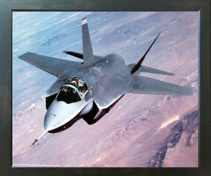 Military Aviation X-35 Joint Strike Aircraft Wall Decor Espresso Framed Picture Art Print (20x24) Military Aviation X-35 Joint Strike Aircraft Wall Decor Espresso Framed Picture Art Print (20x24)