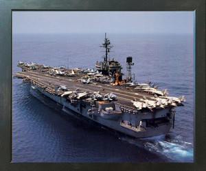 Aircraft Carrier USS Constellation Navy Ship Aviation Wall Decor Picture Espresso Framed Art Print (20x24) Aircraft Carrier USS Constellation Navy Ship Aviation Wall Decor Picture Espresso Framed Art Print (20x24)