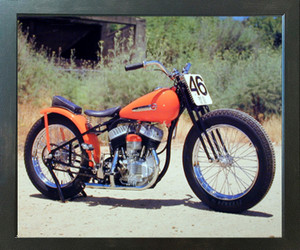 Vintage Harley Davidson Buck Lovell Motorcycle Biker Espresso Wall Framed Picture Art Print (20x24) Vintage Harley Davidson Buck Lovell Motorcycle Biker Espresso Wall Framed Picture Art Print (20x24)