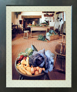 Fruits & Vegetables Still Life Wall Decor Espresso Framed Picture Art Print (20x24)