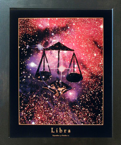Astrology Libra Sep 24 - Oct 23 Zodiac Wall Decor Espresso Framed Picture Art Print (20x24) Astrology Libra Sep 24 - Oct 23 Zodiac Wall Decor Espresso Framed Picture Art Print (20x24)