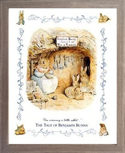 The Tale of Benjamin Bunny Beatrix Potter the Original and Authorized  Edition Wall Decor Art Print Poster - AliExpress