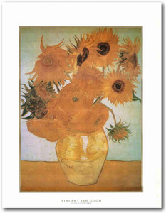  Picture Wall Decoration Vincent Van Gogh Sunflowers Painting Art Print Poster (22x28)