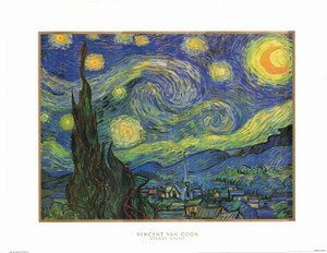 Picture Wall Decor Vincent Van Gogh Starry Night Painting Art Print Poster (22x28) Picture Wall Decor Vincent Van Gogh Starry Night Painting Art Print Poster (22x28)