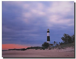 Big Sable Point Lighthouse At Michigan Landscape Wall Decor Art Print Poster (8x10) Big Sable Point Lighthouse At Michigan Landscape Wall Decor Art Print Poster (8x10)