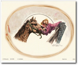 Western Cowgirl Unconditional Love by  Wall Decor Art Print Poster (8x10) Western Cowgirl Unconditional Love by  Wall Decor Art Print Poster (8x10)