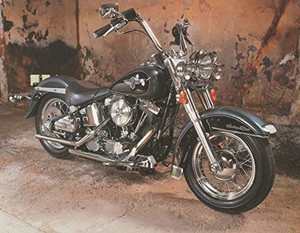 Vintage Harley Davidson Black Motorcycle Wall Decor Art Print Picture (8x10) Vintage Harley Davidson Black Motorcycle Wall Decor Art Print Picture (8x10)