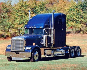Freightliner Blue Diesel Vinatge Classic Truck Wall Decor Poster Picture Art Print (8x10)