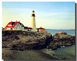 Portland Maine Lighthouse Poster